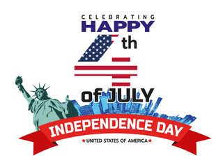 The Fourth of July is the birth of America. It is the day celebrate Independence Day. happy holiday
