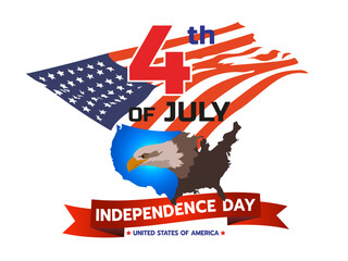 Happy independence day. 4 th july. It is the day celebrate Independence Day, happy holiday