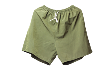  old boys shorts isolated on white background, clipping paht