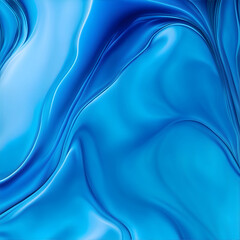 Obraz premium abstract fluid art liquid flow blue gradient wave background