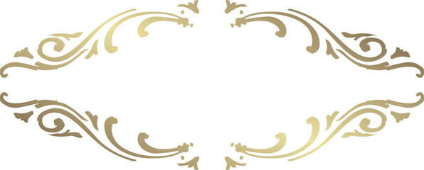Fototapeta premium vintage floral ornaments typical of Buenos Aires to decorate advertisements, cars and posters