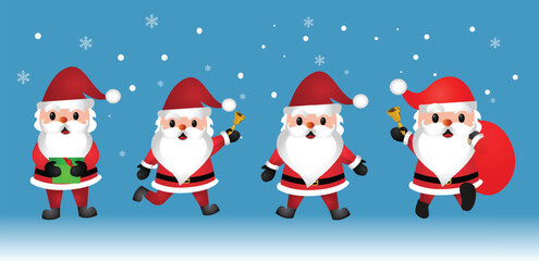 Santa Claus vector, Merry Christmas 