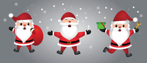 Santa Claus vector, Merry Christmas 