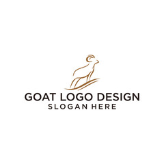 goat logo design