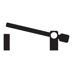 roadblock icon vector
