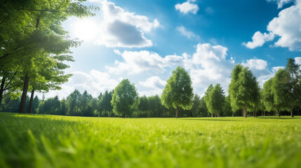 Obraz premium Blur park garden tree in nature background