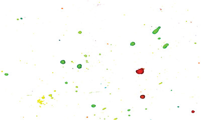 Dots watercolor background design, Colorful confetti celebratory design. Watercolor rainbow background