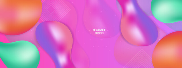 Vector colorful colourful abstract colorful fluid gradient background