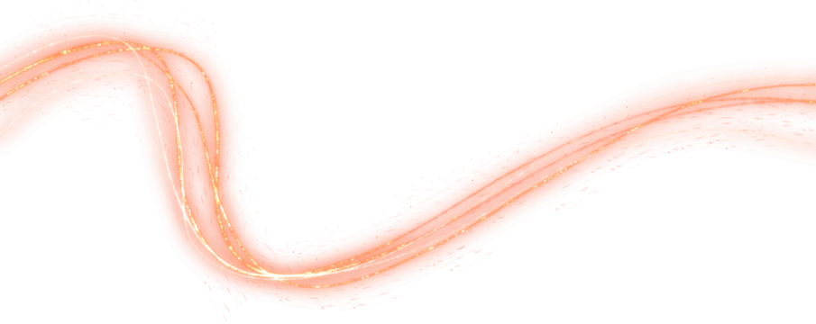 lines of transparent sparkling magic light