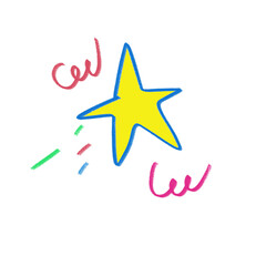 Obraz premium star logo design