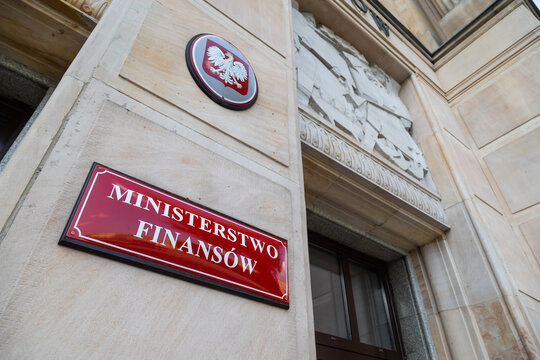Warszawa, Polska - 20 czerwca 2023: Widok na Ministerstwo Finans&oacute;w