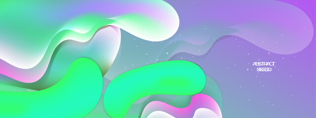 Vector abstract liquid background