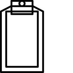 clipboard with paper