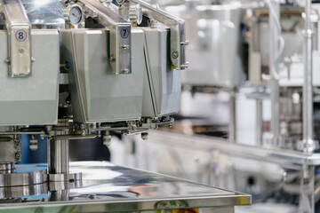 machine in factory,production line industry