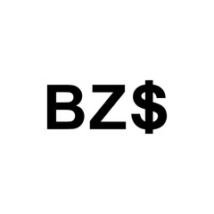 Belize Currency Symbol, Belize Dollar Icon, BZD Sign. Vector Illustration
