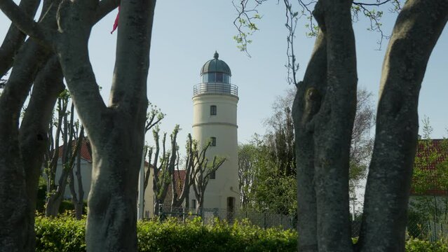 Kegn&aelig;s Fyr Lighthouse: Charming Landmark on Als Island, Denmark