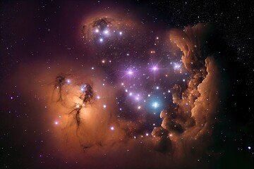 Obraz na płótnie Canvas Enormous clusters of stars