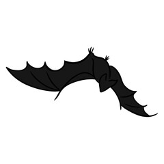 Black Flying Bat