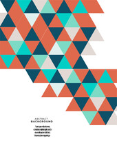 Vector colorful colourful flat geometric background