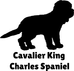 Dog puppies silhouette. Baby dog silhouette. Puppy