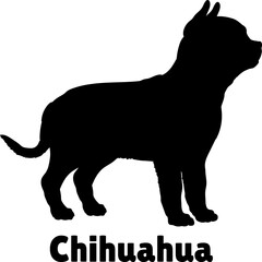 Dog puppies silhouette. Baby dog silhouette. Puppy