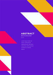 Vector colorful colourful flat geometric background