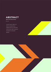 Vector flat design colourful colorful abstract geometric poster background