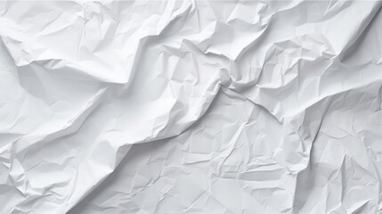 Fototapeta premium white crumpled paper background