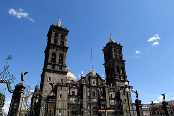 Fototapeta premium Cathédrale de l'Immaculée-Conception de Puebla. Mexique.