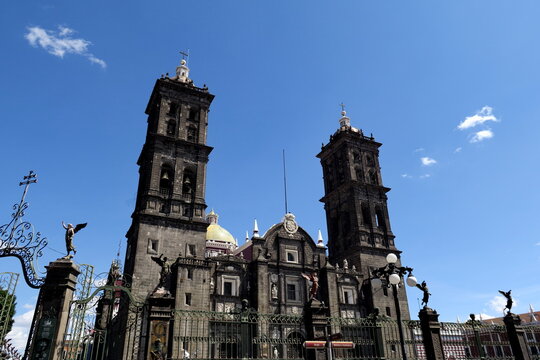 Cathédrale de l'Immaculée-Conception de Puebla. Mexique.
