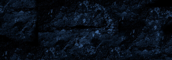 Czarny niebieski kamień kamienne tło tapeta - obrazy, fototapety, plakaty