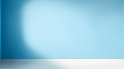 Fototapeta premium empty blue room, space for your text