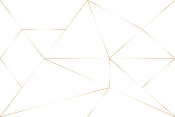 Mosaic of pattern vector. Design polygon tile gold on white background. Design print for...