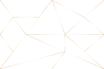 Mosaic of pattern vector. Design polygon tile gold on white background. Design print for illustration, textile, texture, wallpaper, background. Set 1