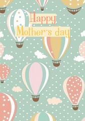 Mother's Day Postcard Design A5 Created with Generative AI Tools