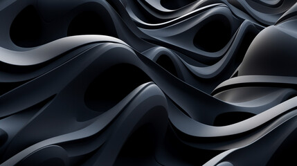  abstract dark grey 3D background illustration
