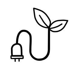 icon vector leaf energy 