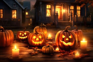 Halloween pumpkin banner background, Halloween, collection of trick or treat halloween event.