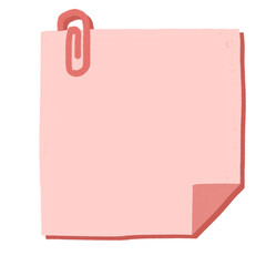 red note pad