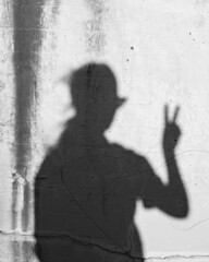 Fototapeta premium shadow of a person