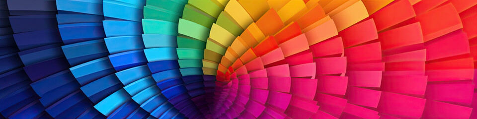 Obraz premium Colour swatches book. Rainbow sample colors catalogue.