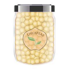 Jar of Chickpeas