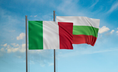 Fototapeta na wymiar Bulgaria flag