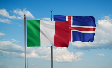 Iceland national flag