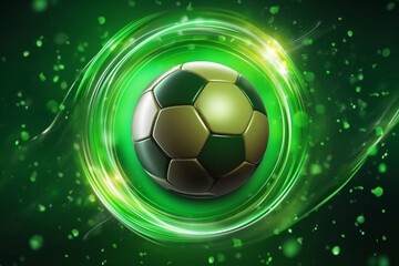 stylish conceptual digital soccer design Generative AI