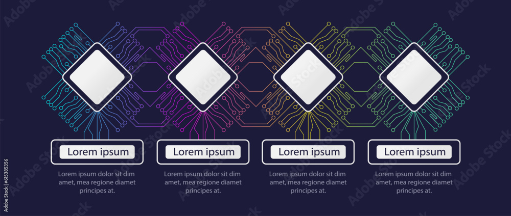 Poster repair services infographic chart design template. abstract infochart with copy space. instructional