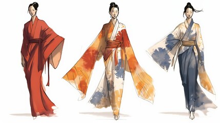 Naklejka premium Unveiling the Global Shift Towards Ethical and Sustainable Fashion - Captivating Exploration of Responsible Clothing Practices, Eco-Friendly Fabrics, Fair Trade Initiatives, Empowering Communities