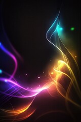Color light trail background material