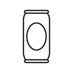 Beer line icon, logo vector