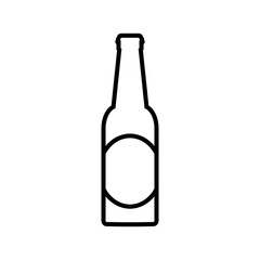 Beer line icon, logo vector